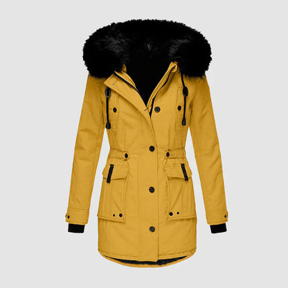 Wasserdichte Damenwinterjacke Elegant Warm - IdealeKleiden