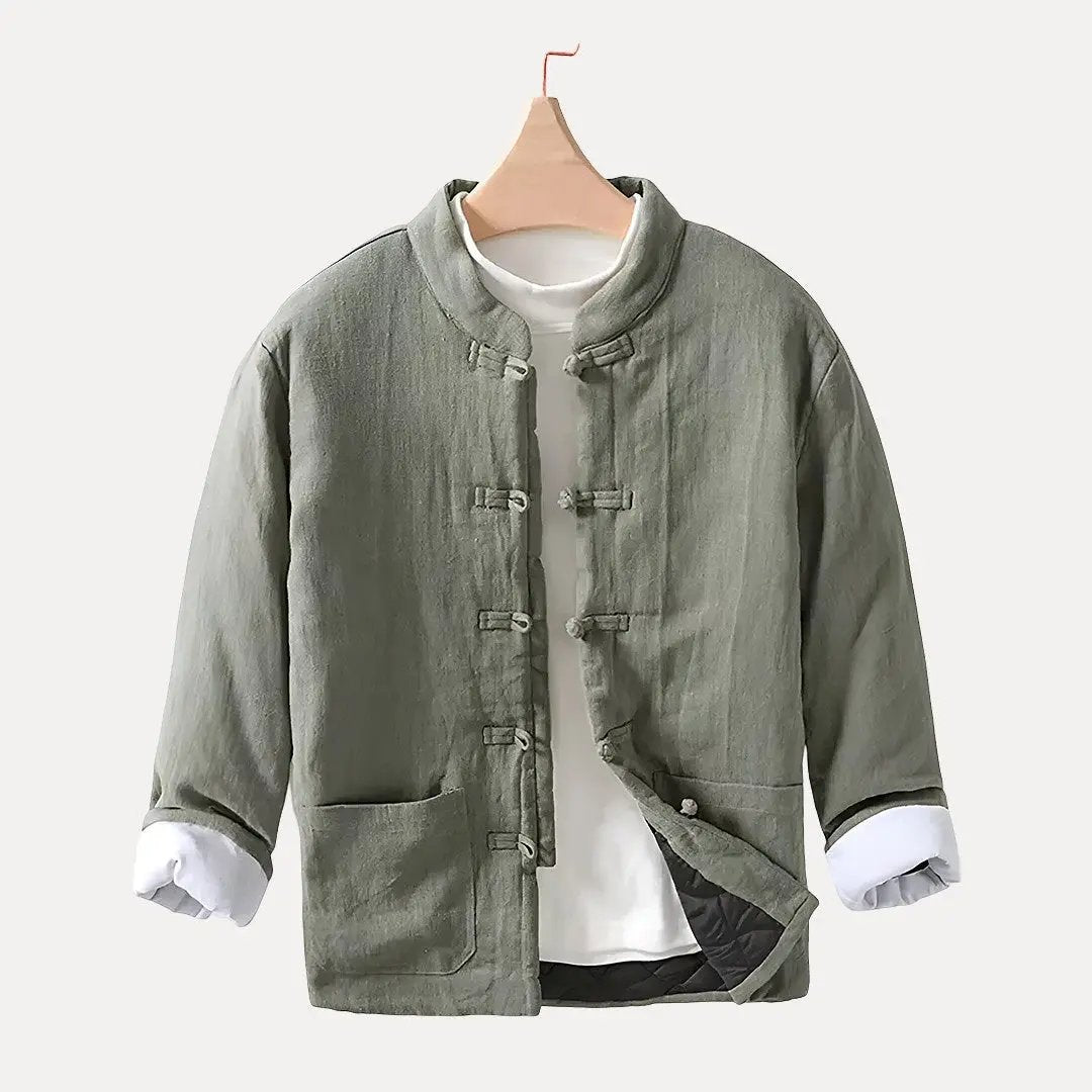 asiatische Gepolsterte Jacke Traditionell