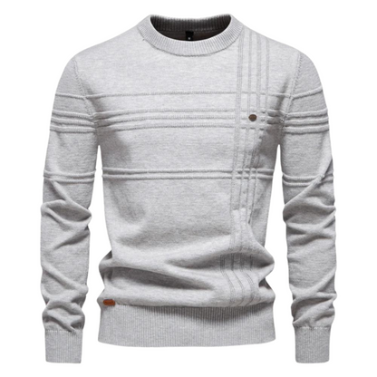 Luxus Herrenpullover Fein Strick