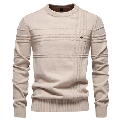 Luxus Herrenpullover Fein Strick