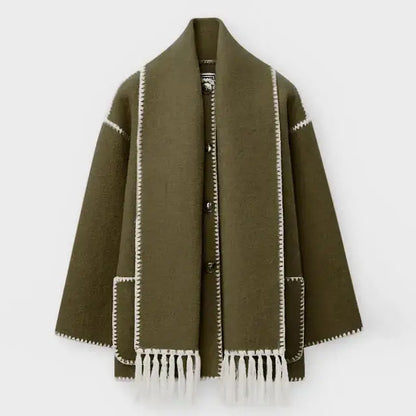 Elegante Damenjacke Schalkragen Stil