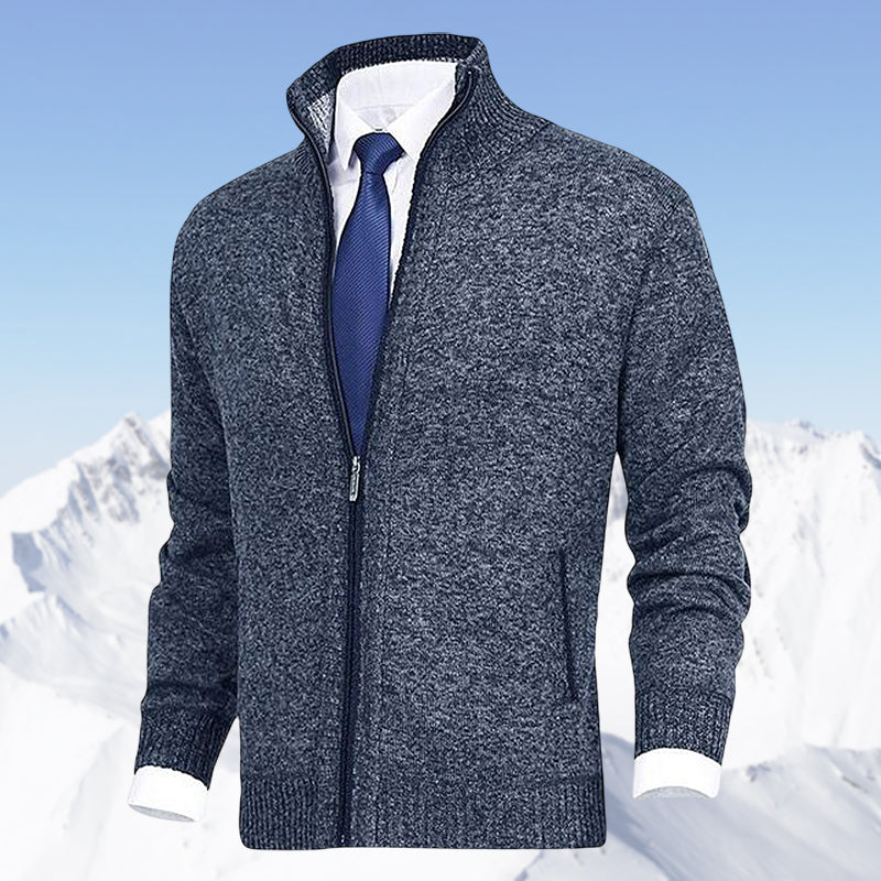 Warme Herren Strickjacke Winter