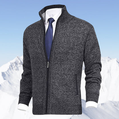 Warme Herren Strickjacke Winter