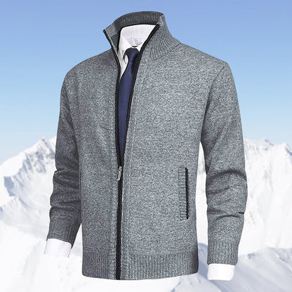 Warme Herren Strickjacke Winter