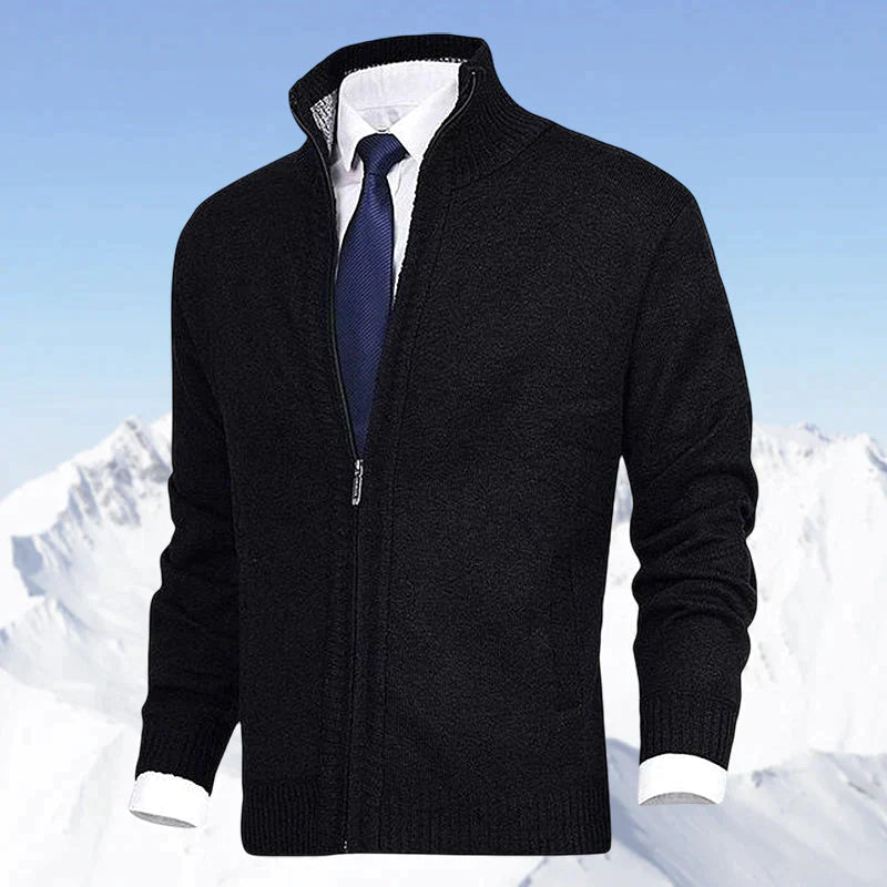 Warme Herren Strickjacke Winter