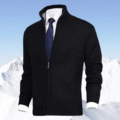 Warme Herren Strickjacke Winter