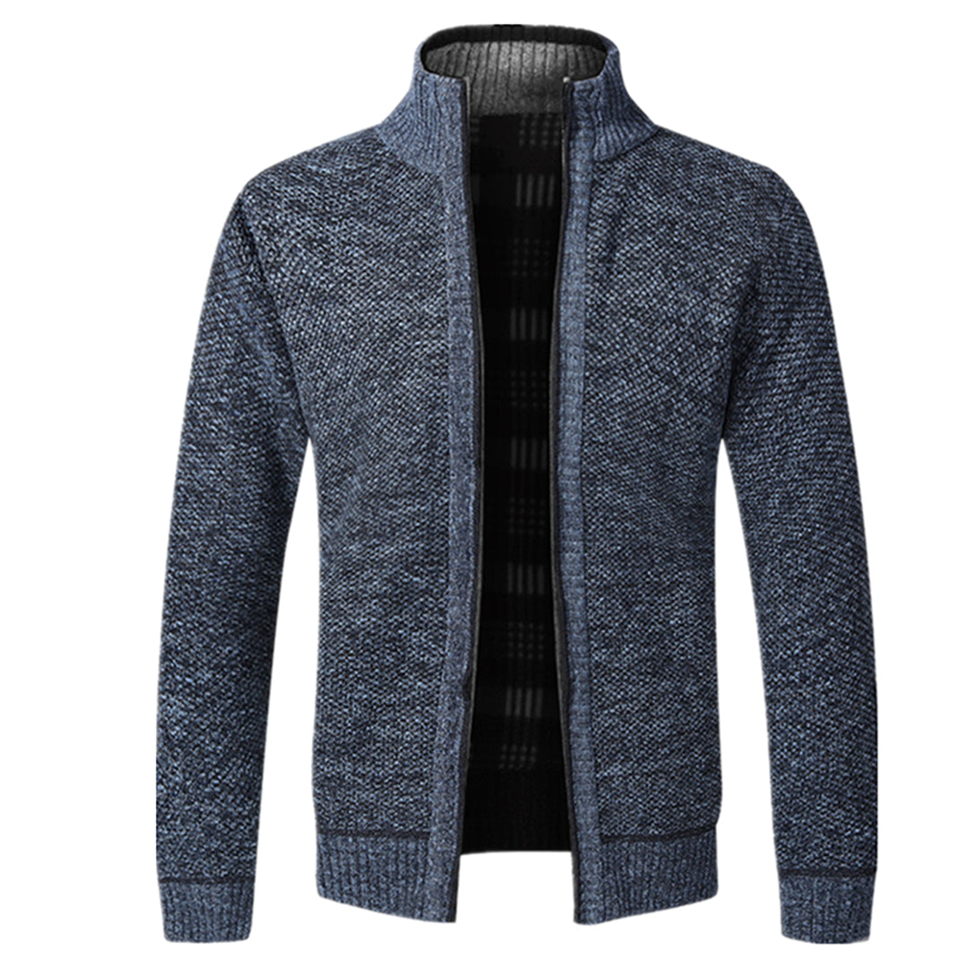 Herren Strickjacke Langarm Full-Zip Winter