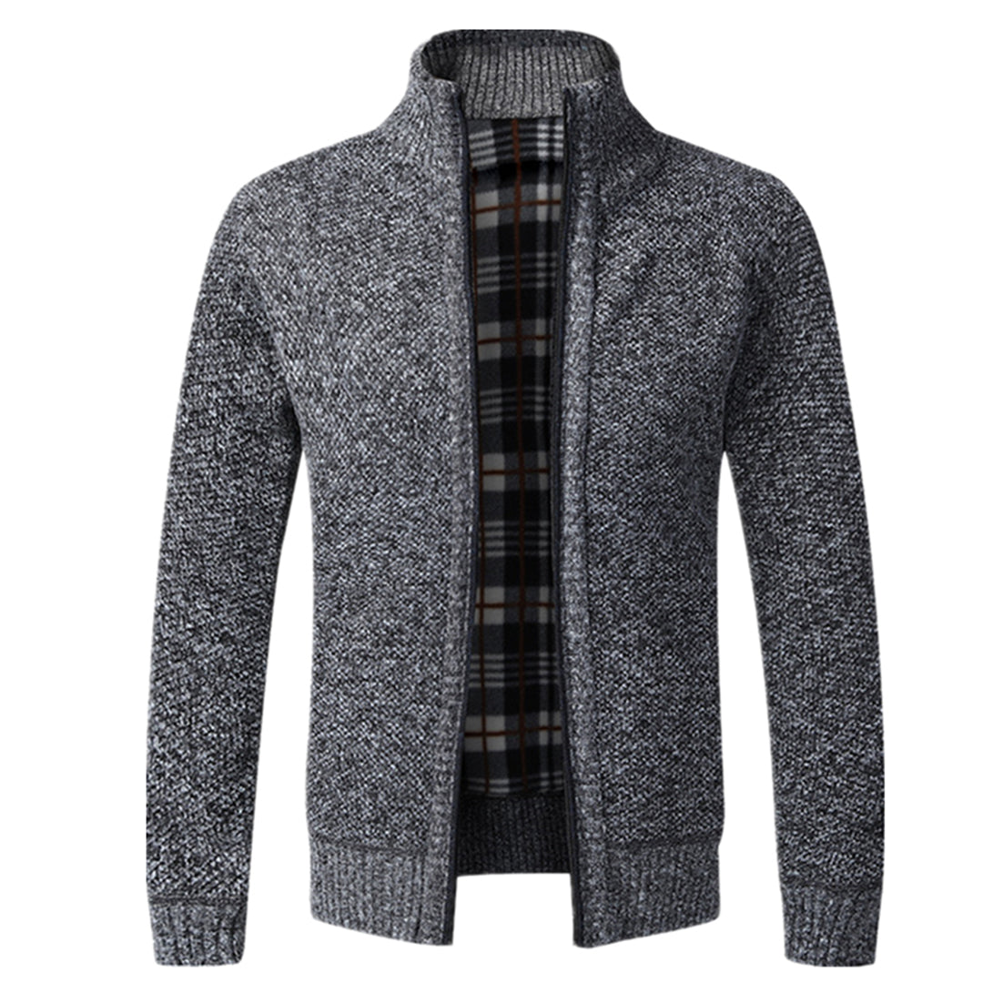 Herren Strickjacke Langarm Full-Zip Winter