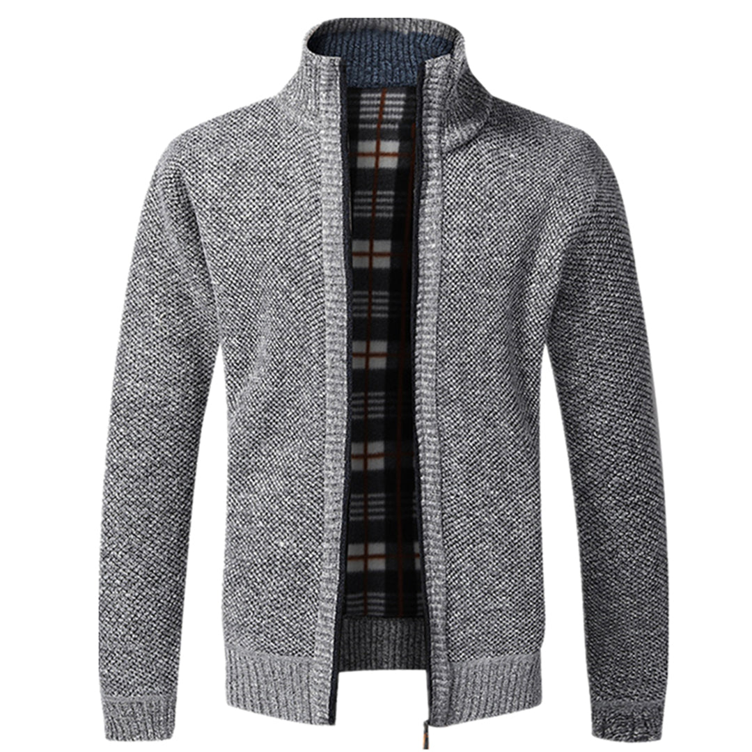 Herren Strickjacke Langarm Full-Zip Winter