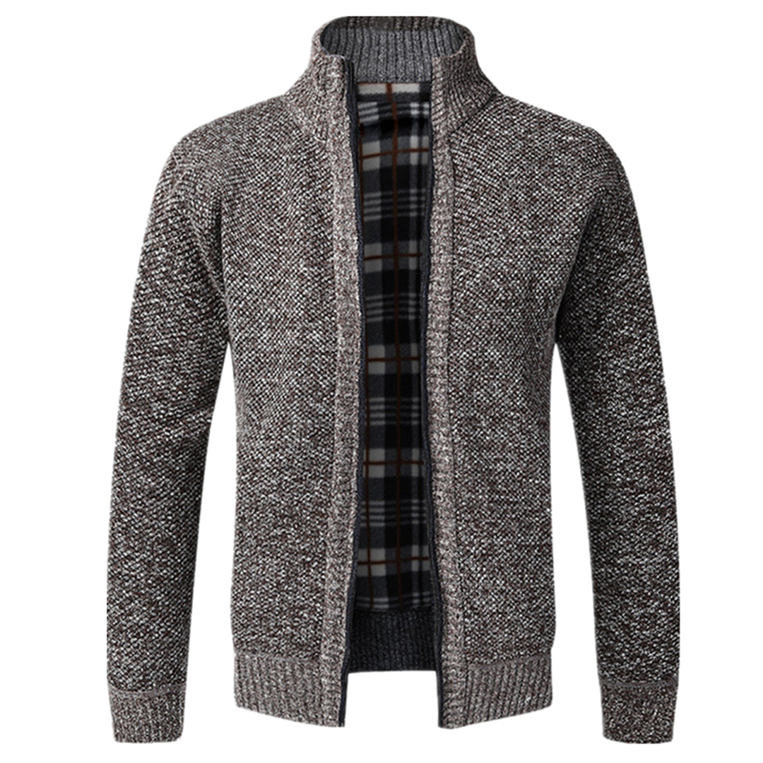 Herren Strickjacke Langarm Full-Zip Winter