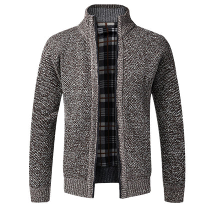 Herren Strickjacke Langarm Full-Zip Winter