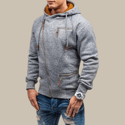 Warme Kapuzenjacke Herren Zipper Hoodie