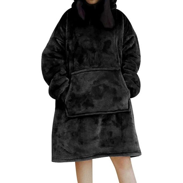 Kuschel-Kapuzenpullover Weich & Warm Polyester