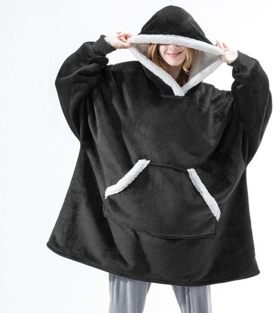 Kuschel-Kapuzenpullover Weich & Warm Polyester
