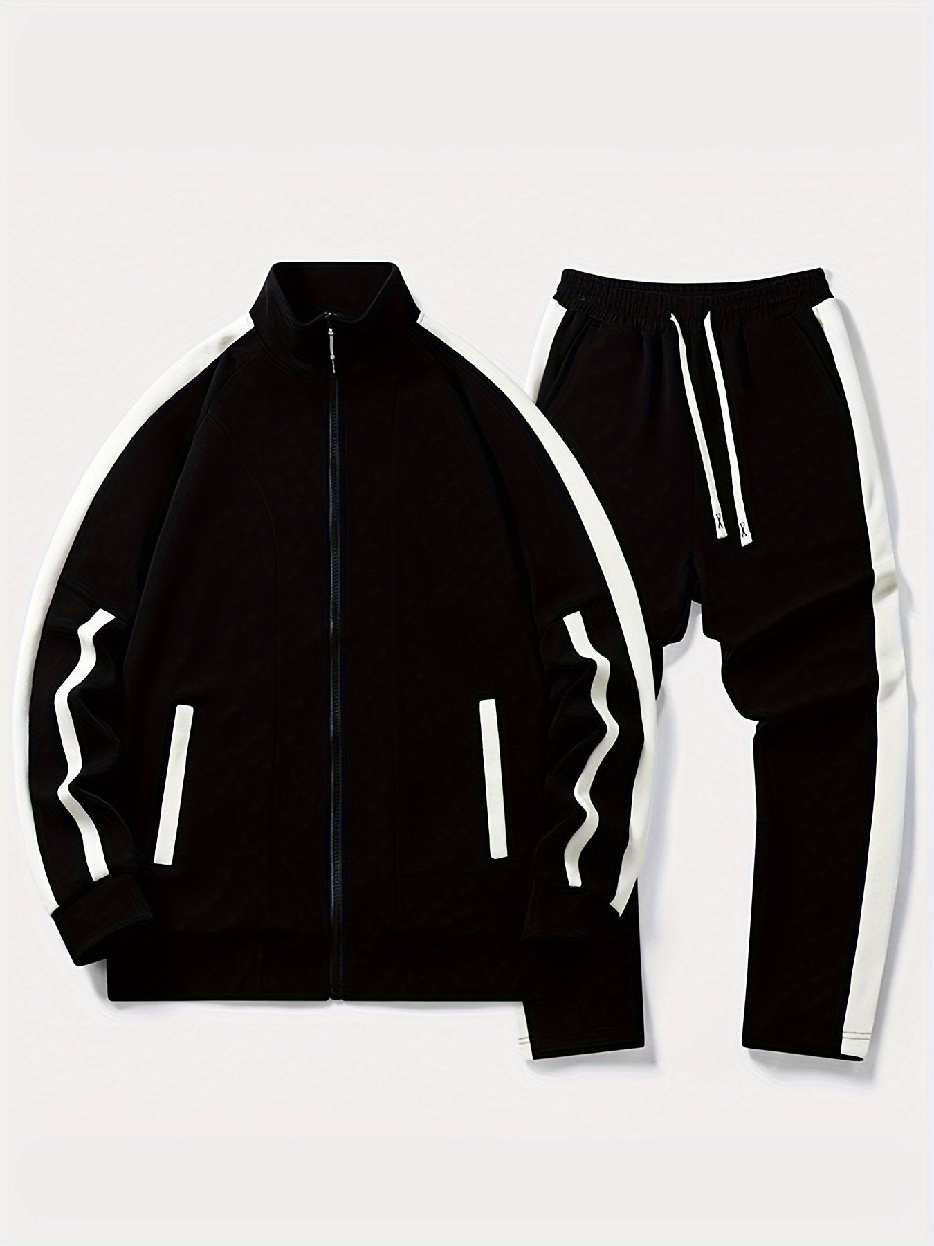 Sportliche Trainingshose Herren mit Streifen