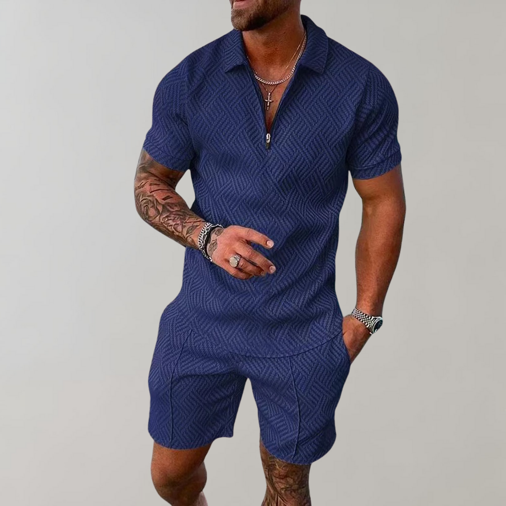 Sommer Outfit Set - Kurzarm Shirt und Shorts