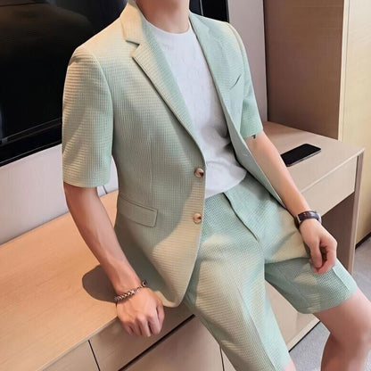 Herren Blazer Kurzärmelig Elegant Modell