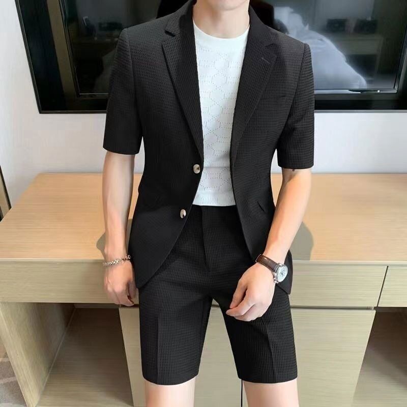 Herren Blazer Kurzärmelig Elegant Modell