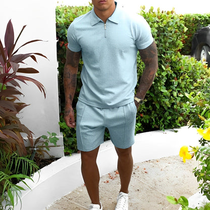 Sommer Set Männer: T-Shirt und Shorts Komfort