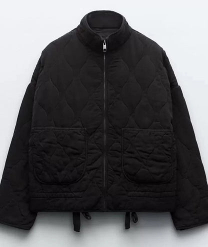 Vintage Steppjacke Klassisch Elegantes Design