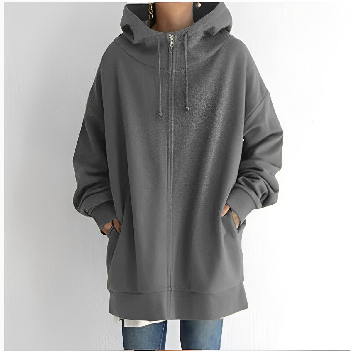 Damen Hoodie Selbstbewusst Stil