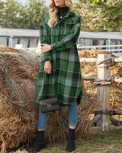 Stylischer Wintermantel mit Knöpfen