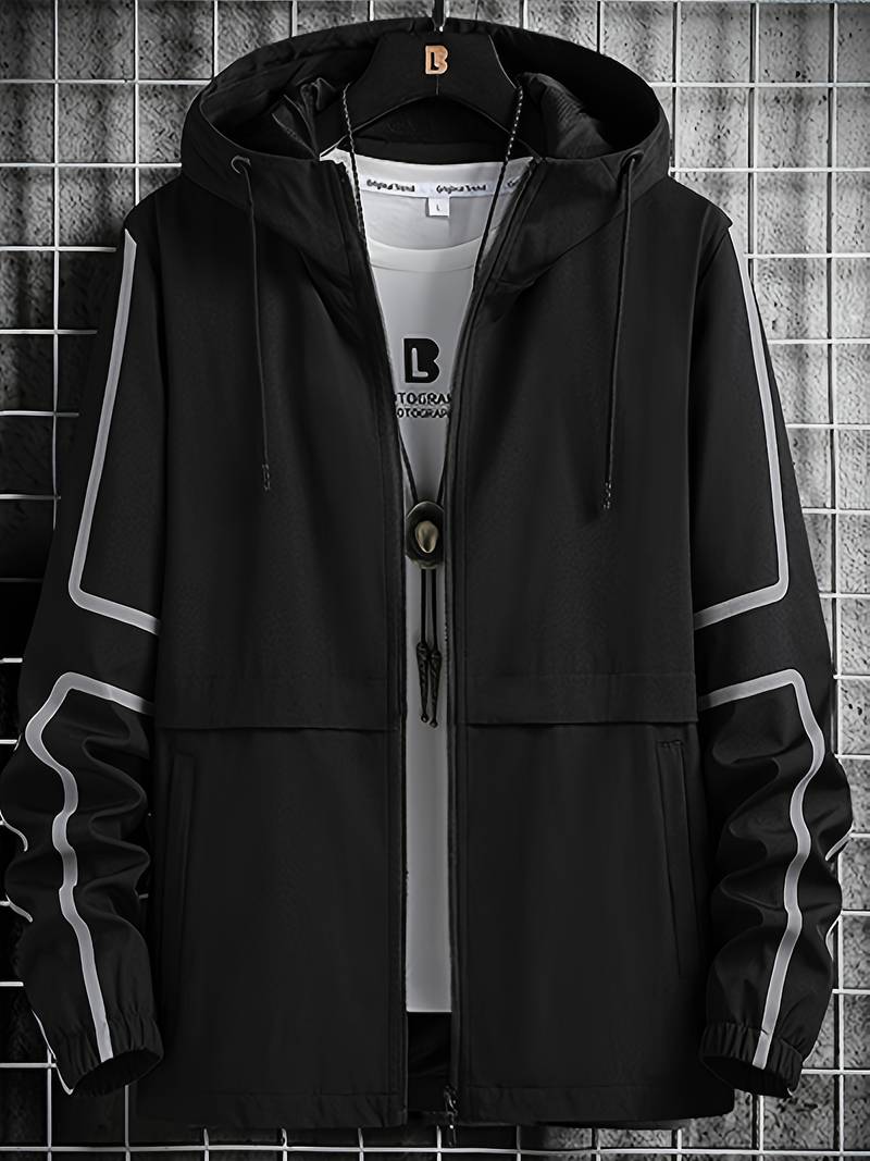 Herrenjacke Grafik-Design Trendy Style - IdealeKleiden