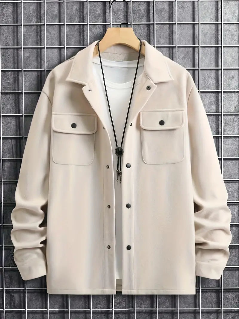 Herren Winterjacke Doppeltaschen Warm