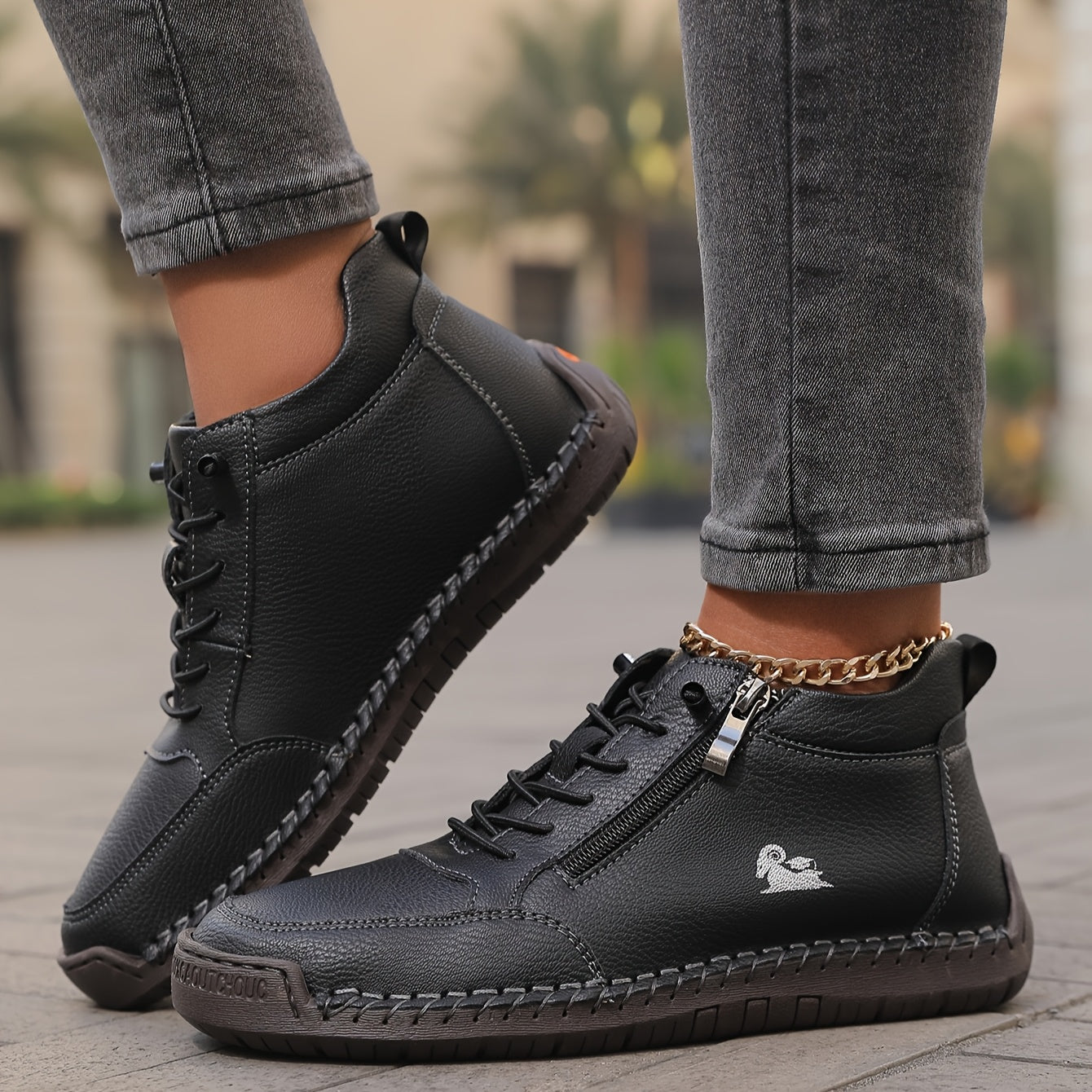 Damen Bequeme Sportschuhe Schnellverschluss