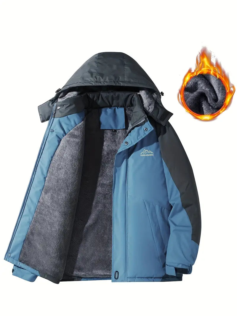 Warme Winterjacke Herren Wasserdicht Isoliert
