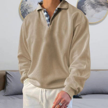 Leichter Sommerpullover Herren Locker Fit - IdealeKleiden