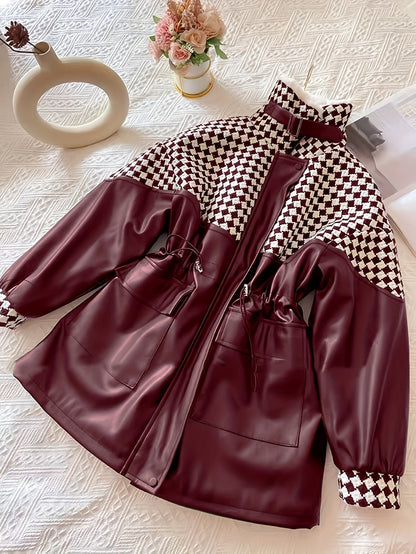 Weiche Damenjacke Herbst Winter