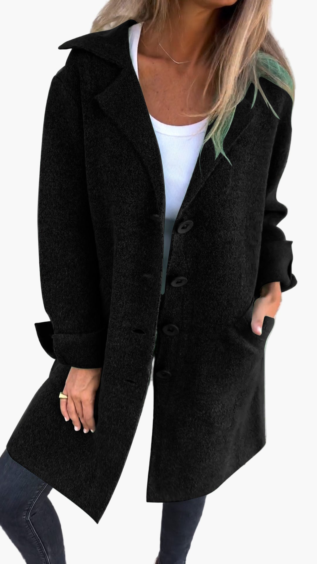 Damen Mantel Mode Oversized Stil
