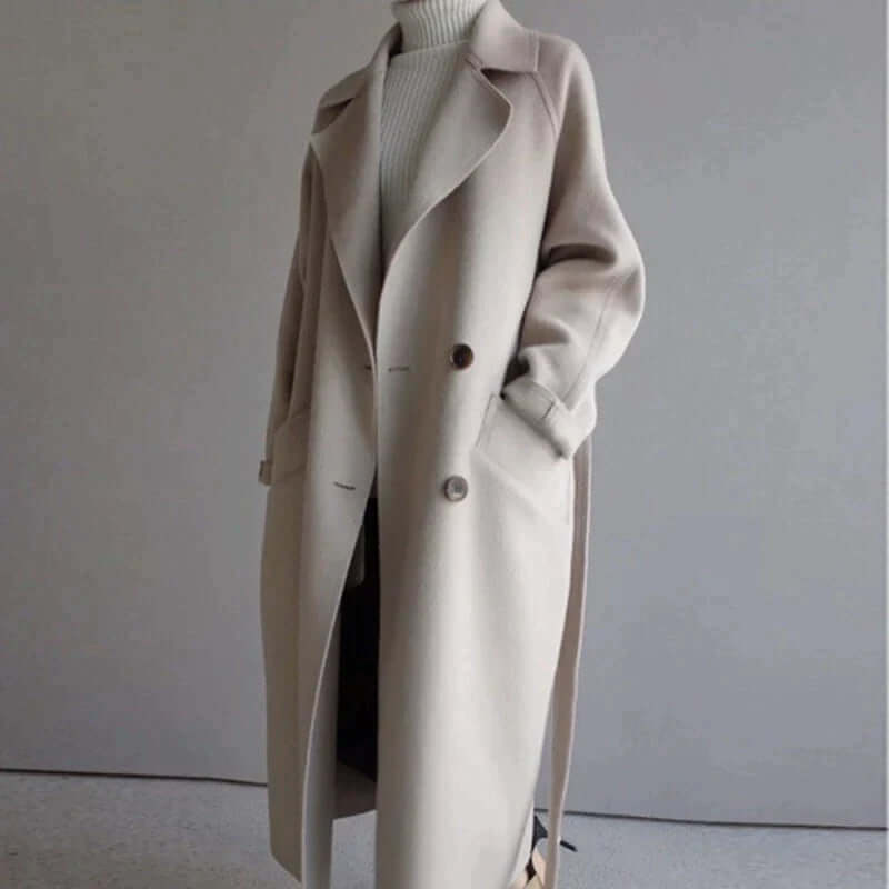 Damen Oversized Wintermantel Elegant