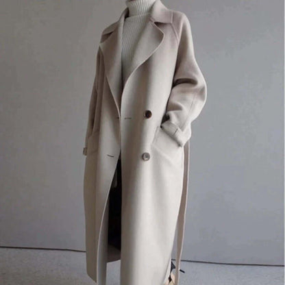 Damen Oversized Wintermantel Elegant