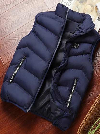 Lässige Herrenjacke Reißverschluss Modisch