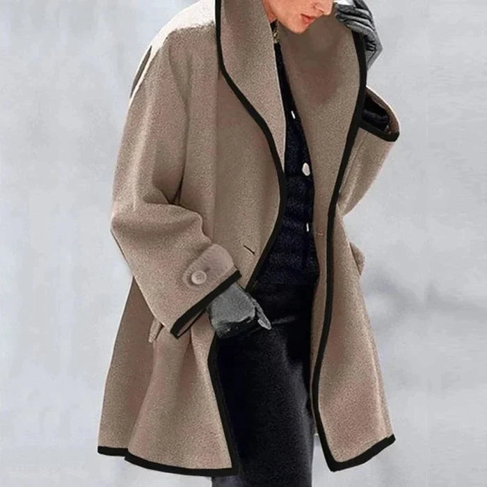 Herbst Winter Mantel Wollmix Damen