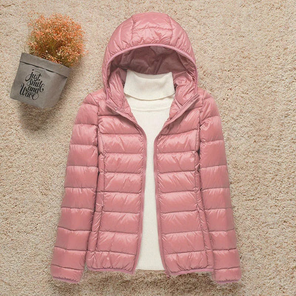 Wasserdichte Steppjacke Outdoor Schwarz