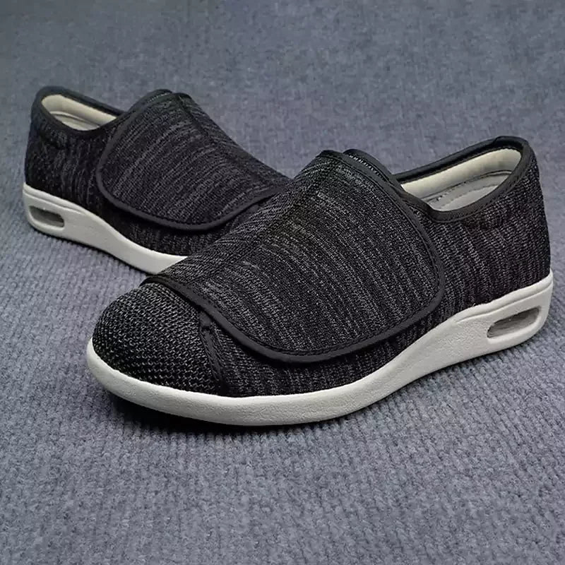Bequeme Schuhe mit Klettverschluss für Senioren