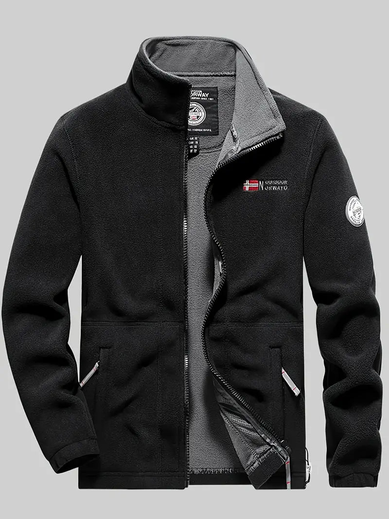 Herren Fleecejacke Lässig Outdoor