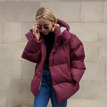 Elegante Winterjacke Damen Warm und Klassisch - IdealeKleiden
