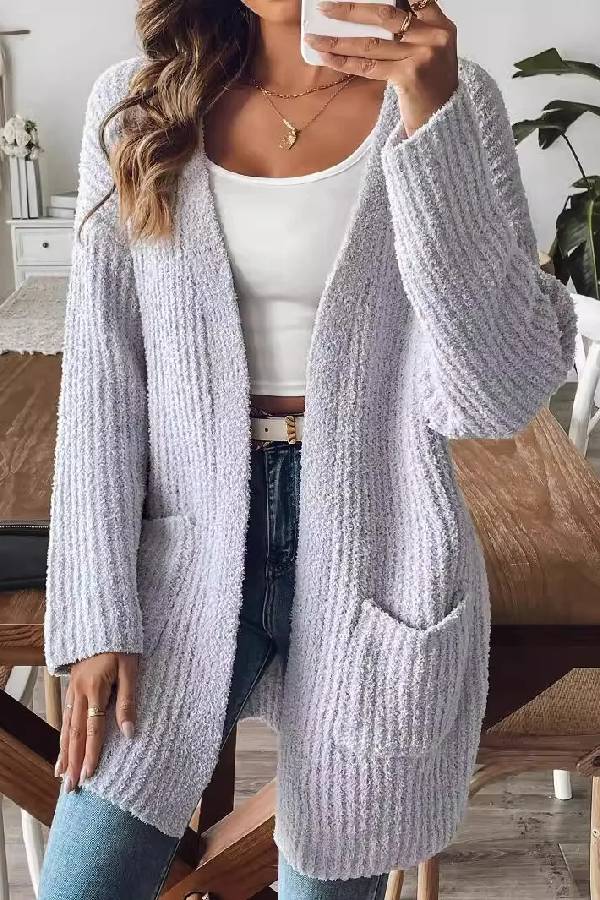 Stylische Freizeitjacke Zwei-Taschen Modisch