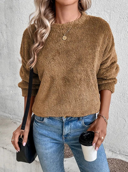 Damen Sweatshirt Bequem Modern