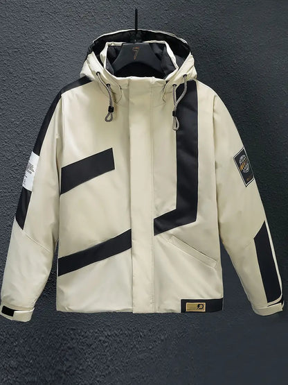Herren Winterjacke Winddicht Isoliert