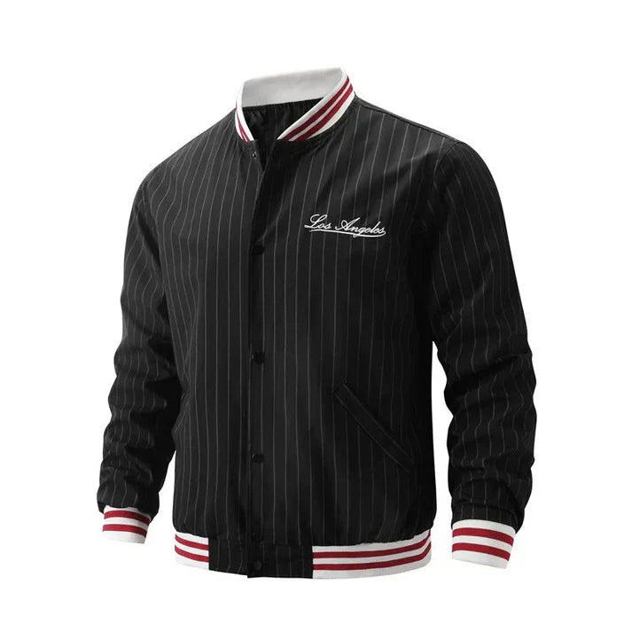 Herren Sportjacke Streifen Design