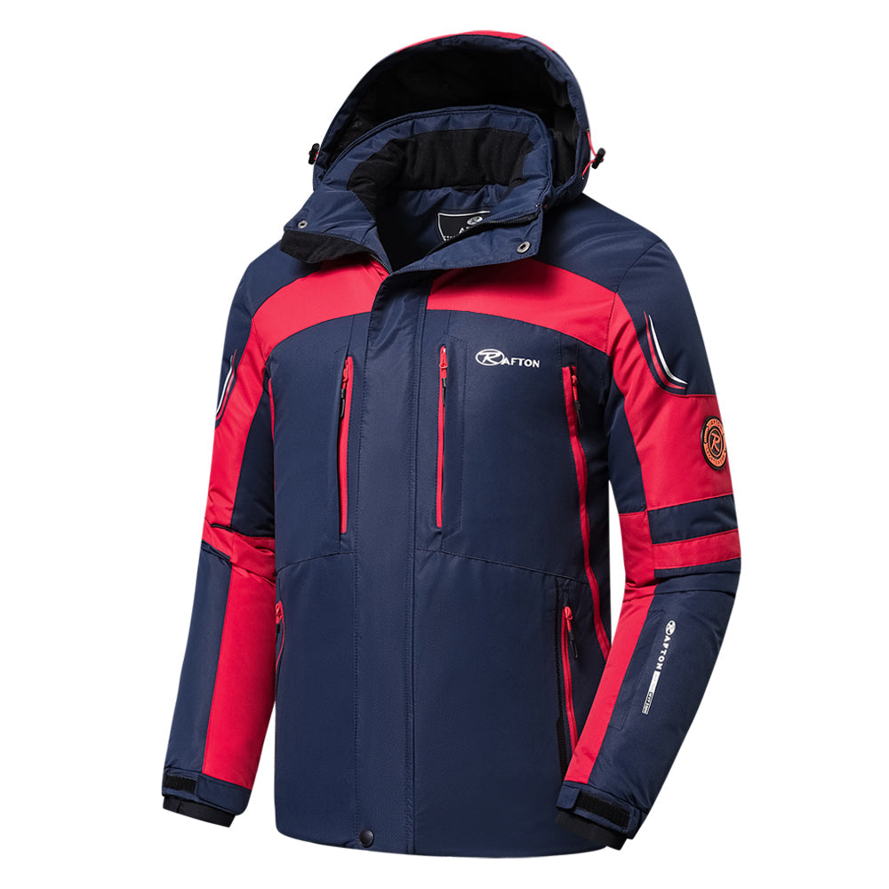 Warme Skijacke Winter Waterproof Kapuze