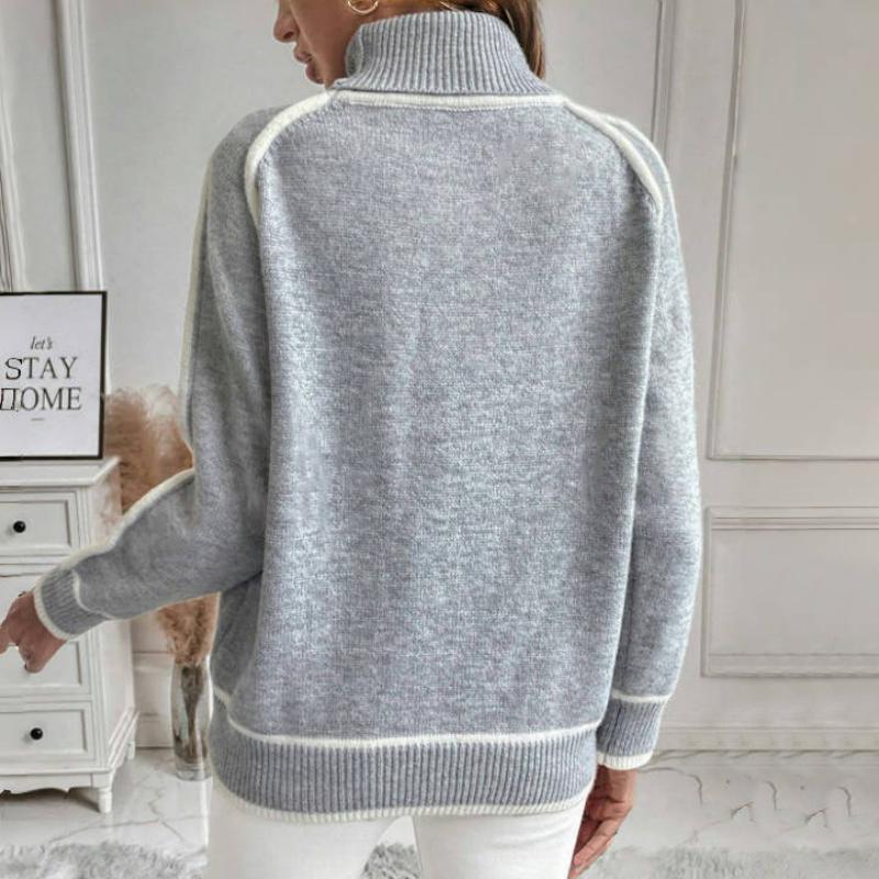 Elegante Damenstrickpullover Klassisches Design - IdealeKleiden