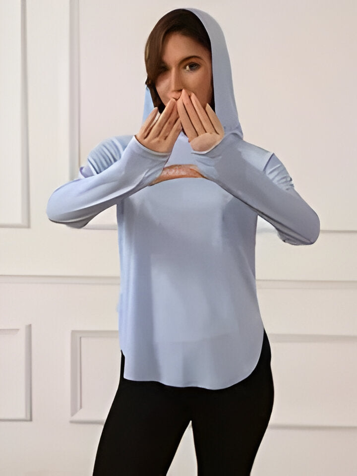 Frauen Sonnenschutz Hoodie Leicht