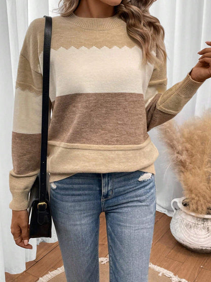 Gemütlicher Pullover Pastellfarben Weich
