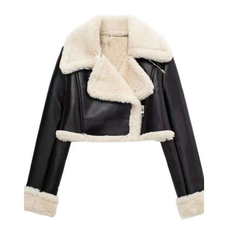 Damen Fleecejacke Kurz Warm